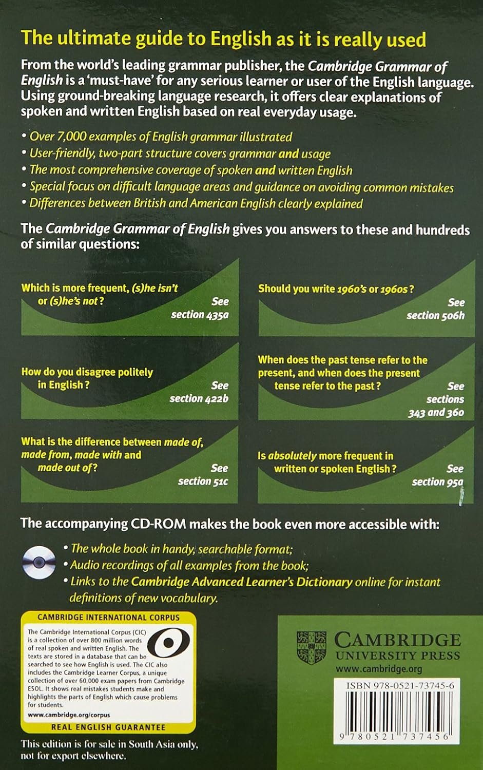 cambridge grammar of english a comprehensive guide cambridge grammar of english a comprehensive guide