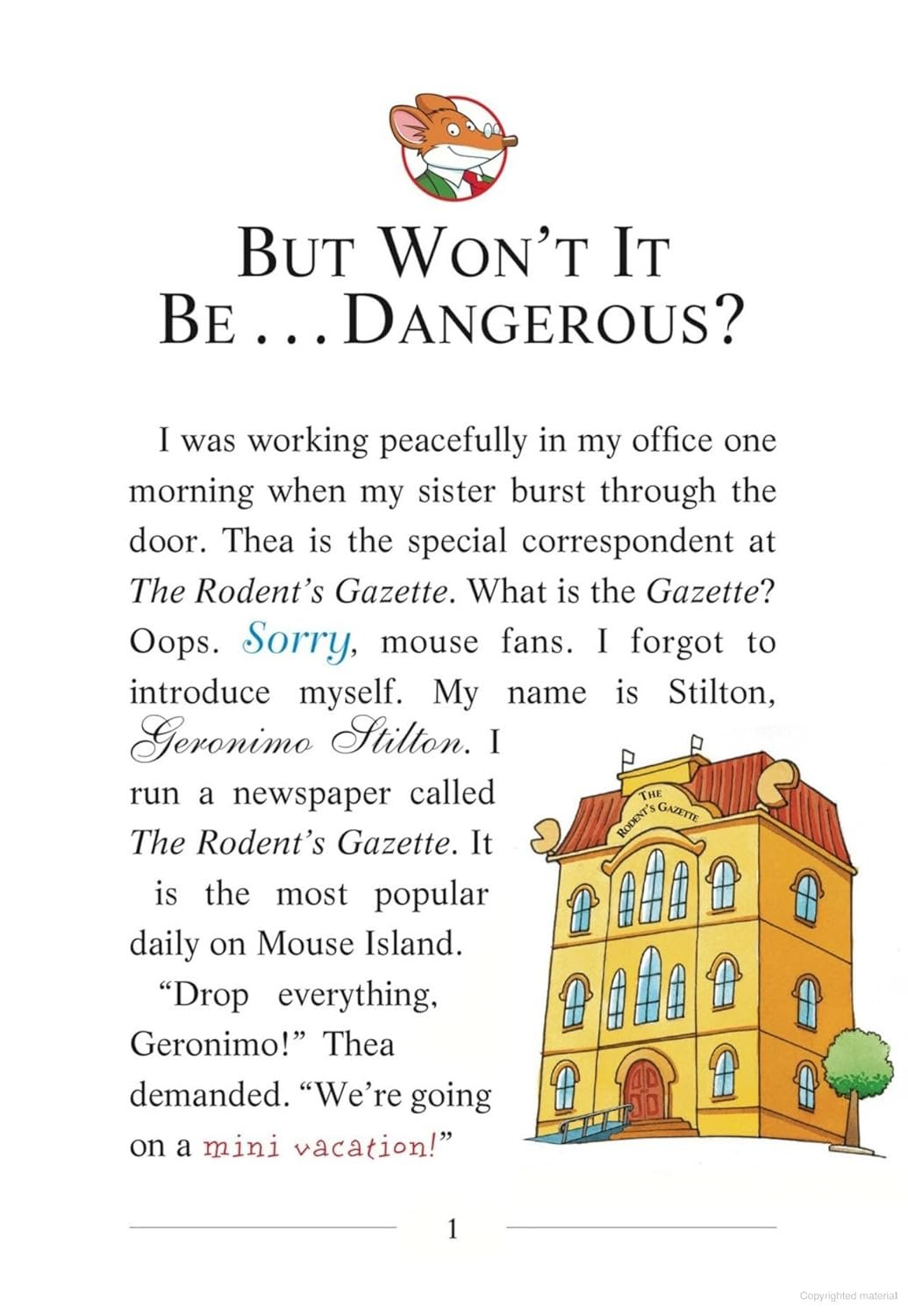 geronimo stilton #54 get into gear, stilton! (copy)