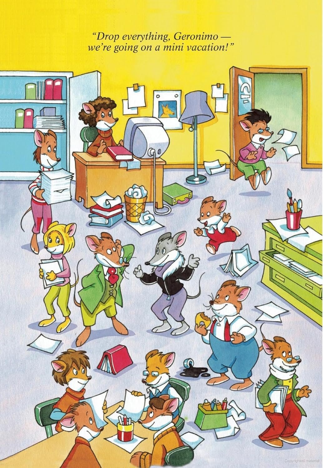 geronimo stilton #54 get into gear, stilton! (copy)
