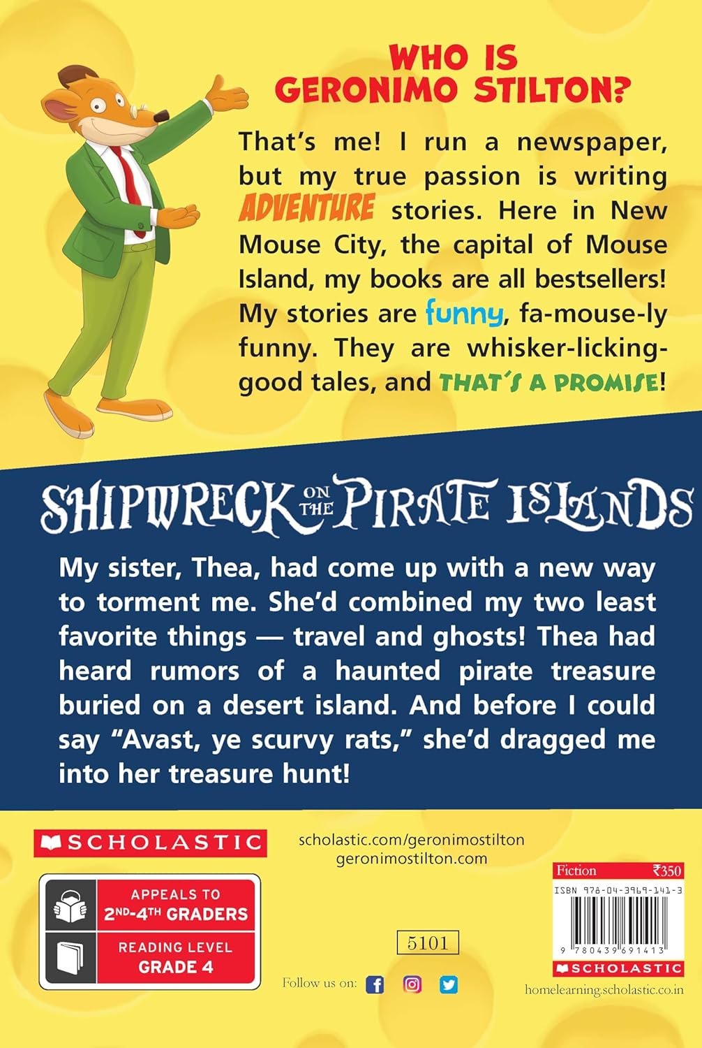 geronimo stilton #54 get into gear, stilton! (copy)