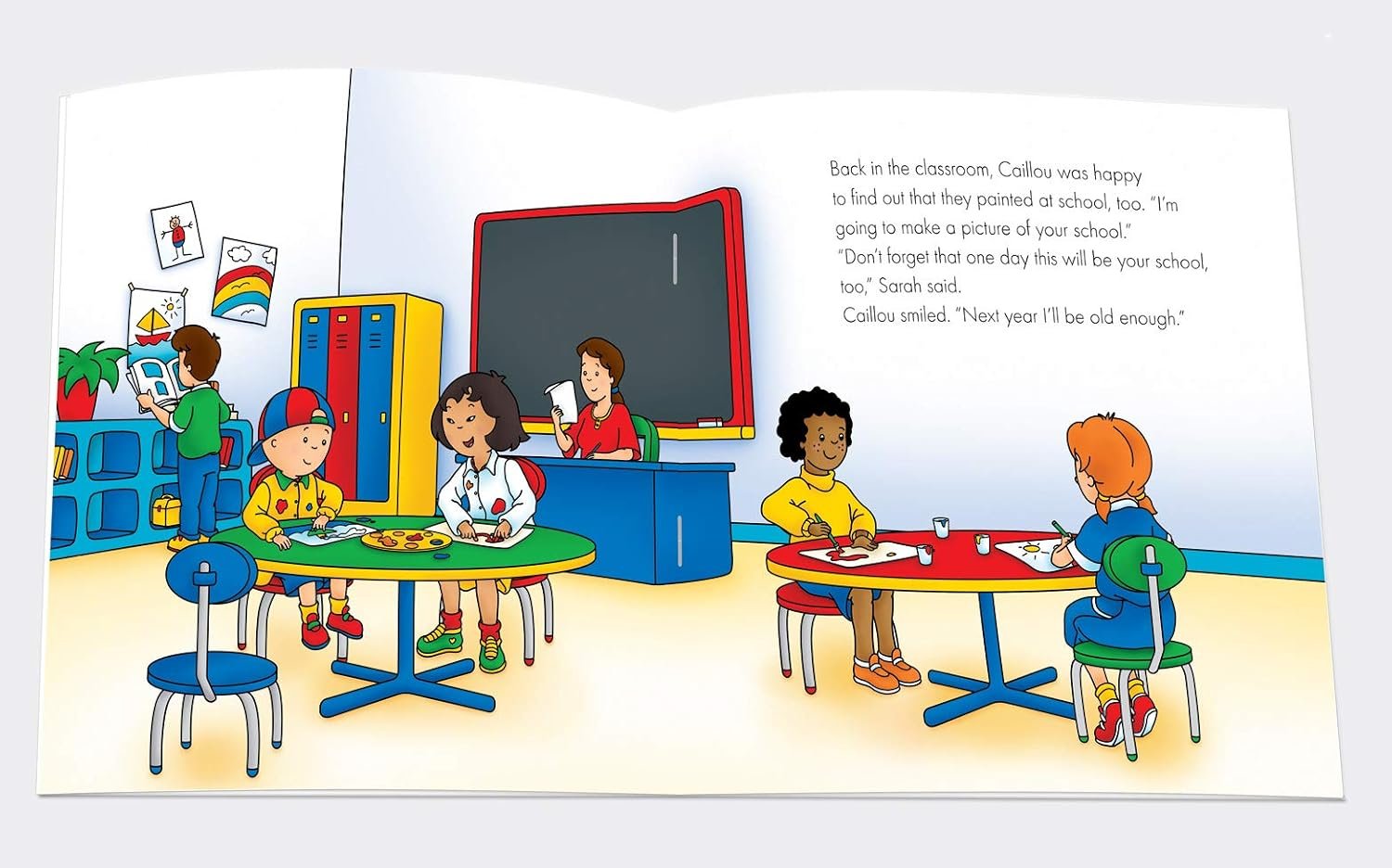 Caillou-Goes to School By Anne Paradis - Image 4