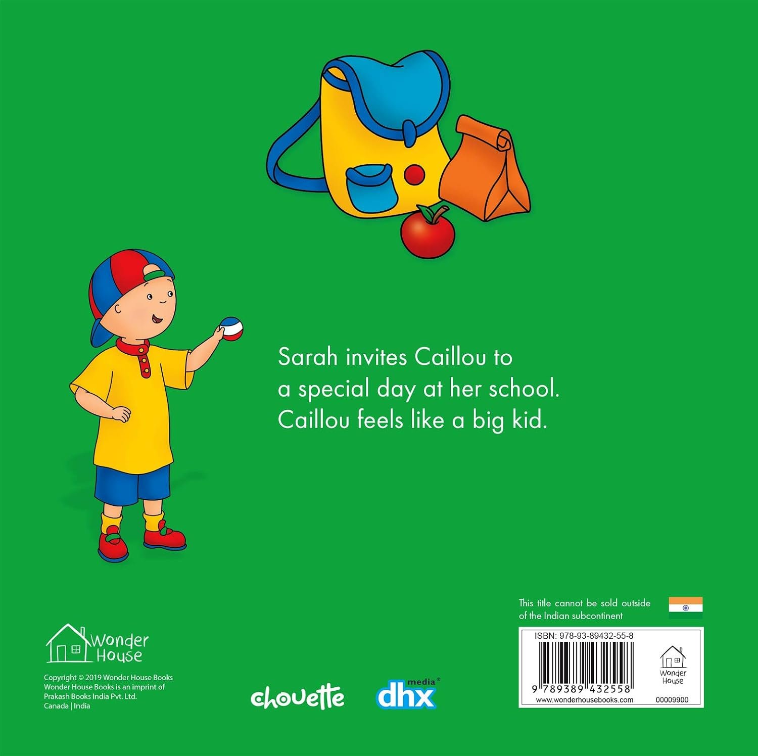 Caillou-Goes to School By Anne Paradis - Image 5