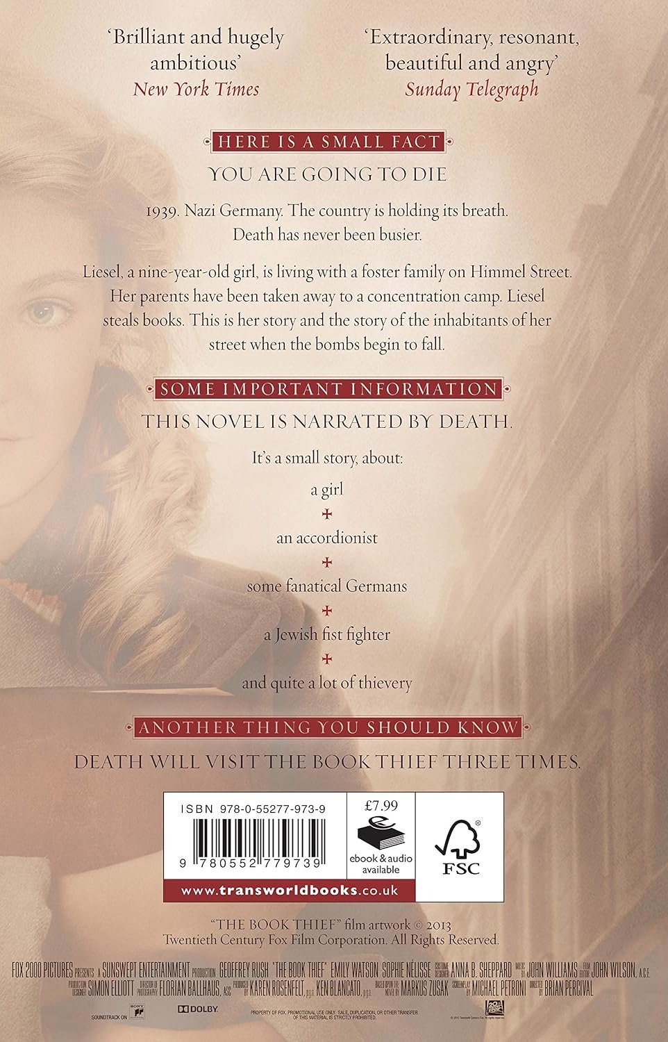 The Book Thief: Film tie-in By ZUSAK MARKUS The Book Thief: Film tie-in By ZUSAK MARKUS - Image 2