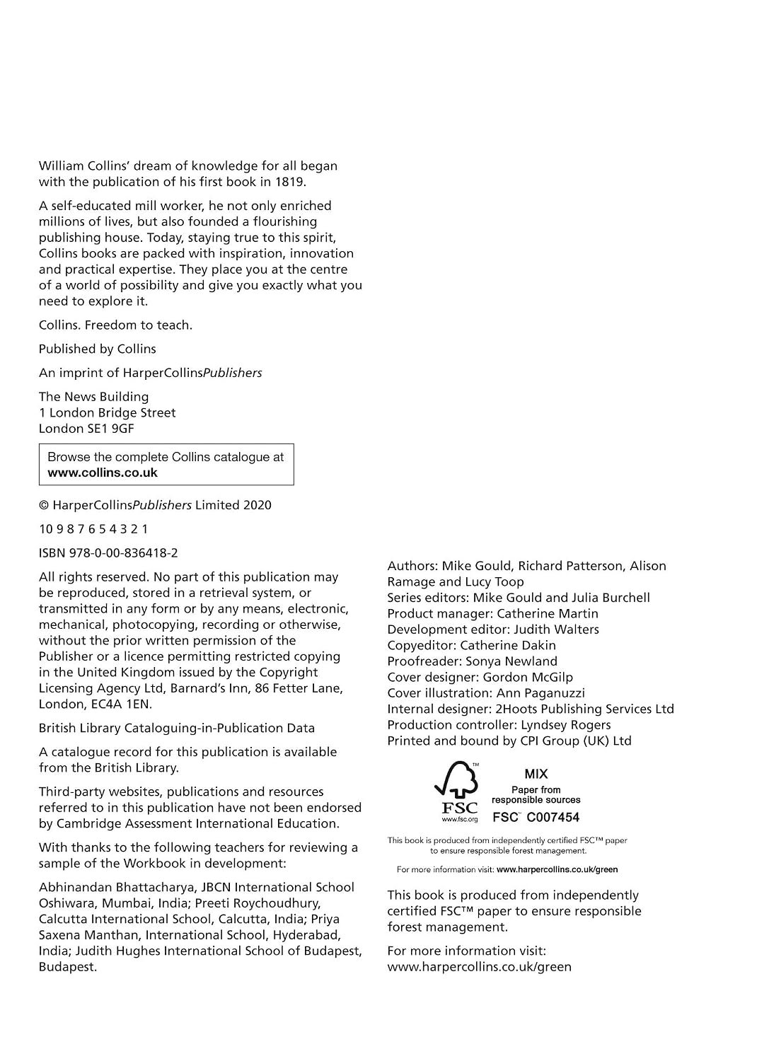 Lower Secondary English Workbook: Stage 8 (Collins Cambridge Lower Secondary English) Lower Secondary English Workbook: Stage 8 (Collins Cambridge Lower Secondary English) - Image 3